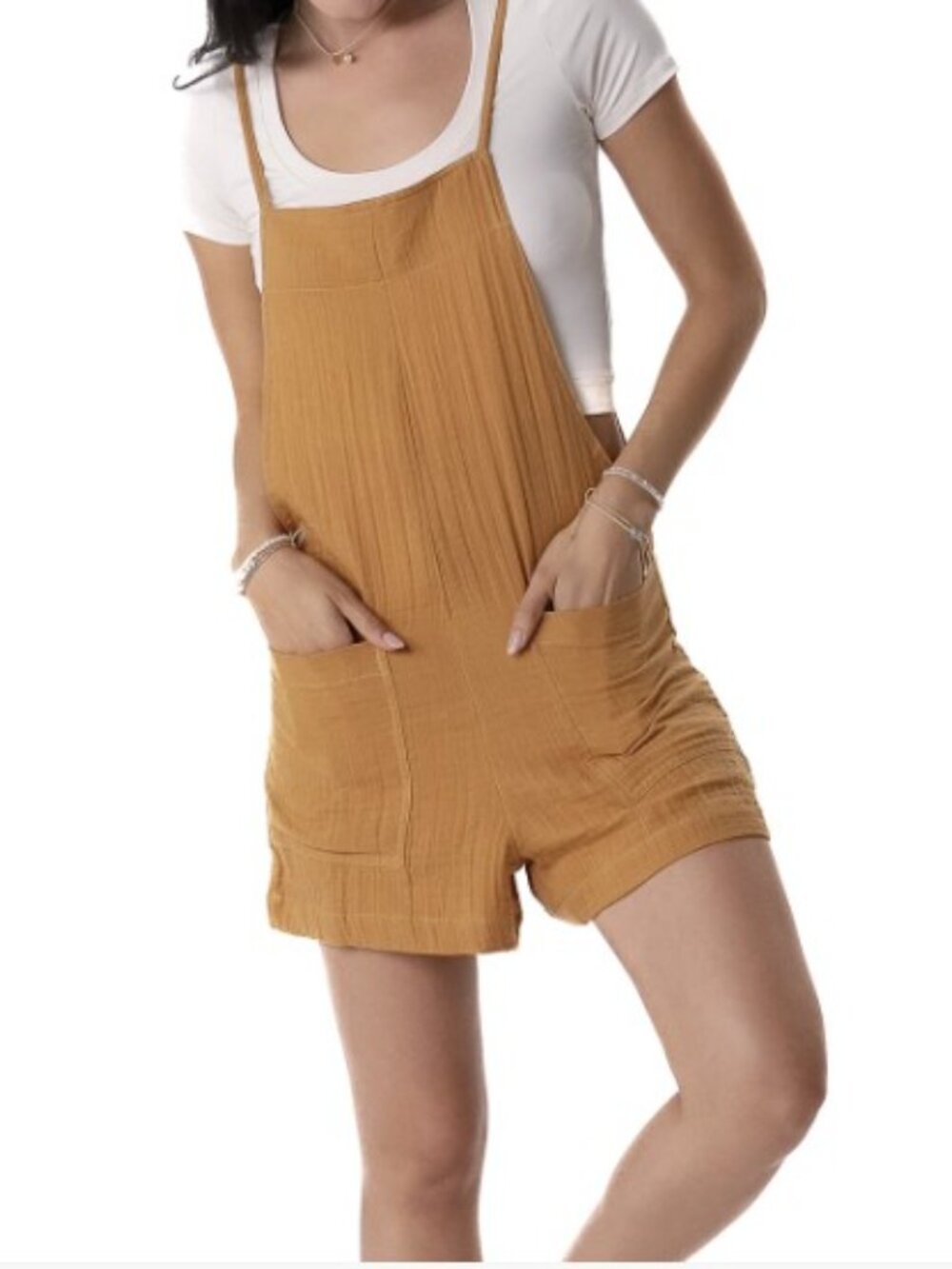 Lotus and Luna Sunflower Boardwalk Romper